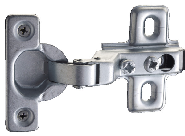 2 charnières invisibles acier nickelé pour porte à recouvrement - Ø 26 mm - Handix - Brico Dépôt