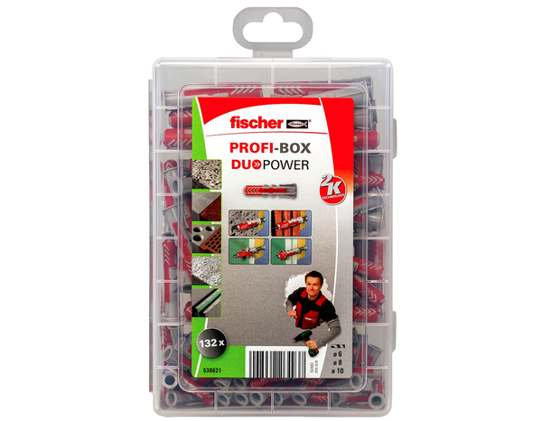 Mallette de 132 chevilles fischer profi-box duopower 6/8/10 - Fischer - Brico Dépôt