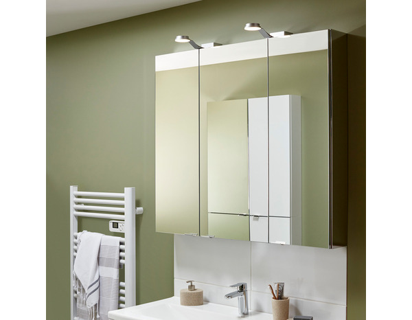 Rangement mural miroir Idalie L. 100 x H. 90 x P. 15 cm - Cooke and Lewis - Brico Dépôt