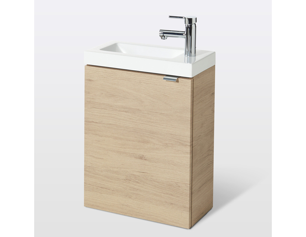 Lave main à suspendre effet chêne Idalie - L. 44 x H. 55 x P. 23 cm - Cooke and Lewis - Brico Dépôt