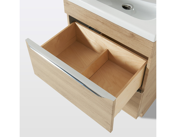 Meuble sous vasque à poser chêne Idalie L. 60 x H. 82 x P. 45 cm - Cooke and Lewis - Brico Dépôt