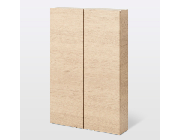 Rangement mural chêne Idalie L. 60 x H. 90 x P. 15 cm - Cooke and Lewis - Brico Dépôt