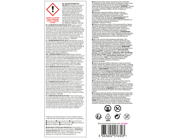 Recharge en sachet pour absorbeur d'humidité - Brico Dépôt