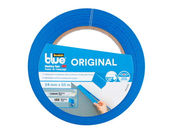 Scotch de masquage bleu multi-surfaces 24 mm x 55 m - Scotchblue - Brico Dépôt