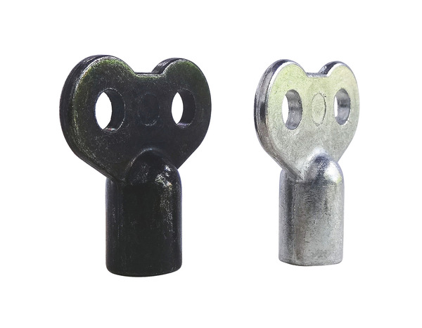 2 Clés de purgeur d'air et de robinet de vidange de radiateur - Carré de 4 ou 5 mm - Somatherm - Brico Dépôt