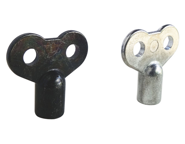 2 Clés de purgeur d'air et de robinet de vidange de radiateur - Carré de 4 ou 5 mm - Somatherm - Brico Dépôt