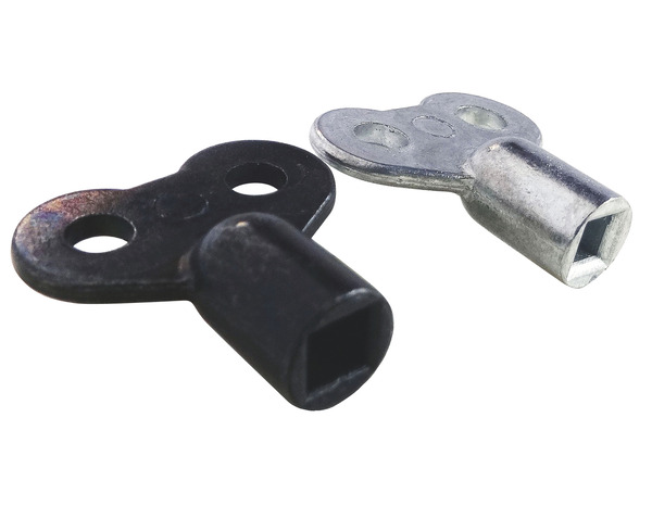 2 Clés de purgeur d'air et de robinet de vidange de radiateur - Carré de 4 ou 5 mm - Somatherm - Brico Dépôt