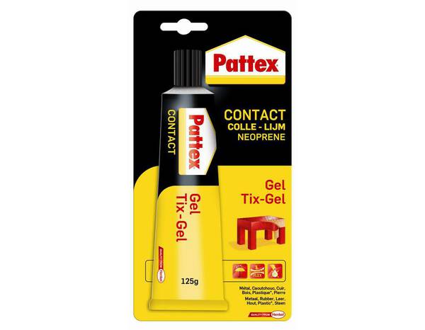 Colle contact type néoprène - formule gel tous matériaux- tube 125 g - Pattex - Brico Dépôt