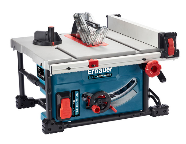 Scie sur table 18 V en acier et aluminium - Erbauer - Brico Dépôt