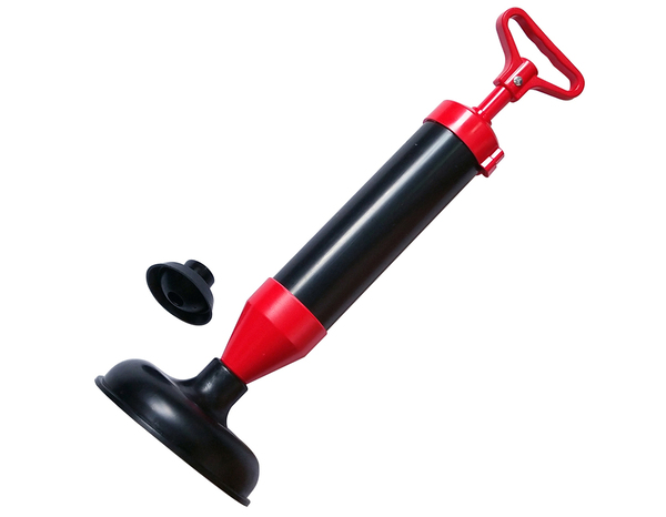 Déboucheur à pompe avec 2 ventouses de 6,5 cm et 15 cm - Brico Dépôt