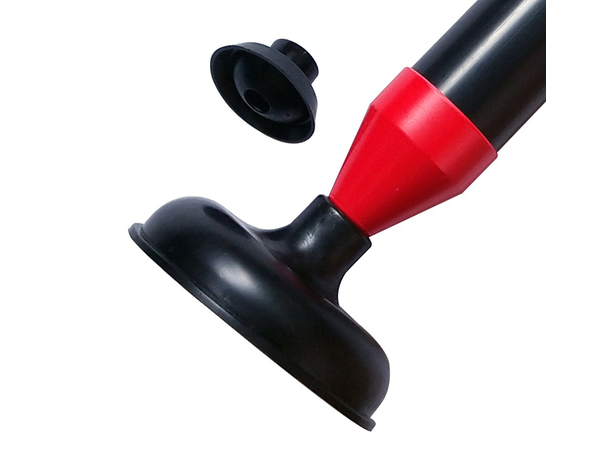 Déboucheur à pompe avec 2 ventouses de 6,5 cm et 15 cm - Brico Dépôt