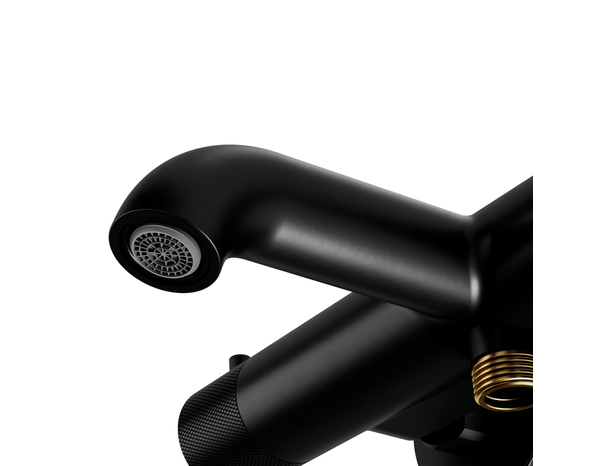 Mitigeur bain/douche thermostatique noir "Livie" - Cooke and Lewis - Brico Dépôt