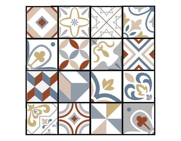 Mosaïque céramique "Mariande" multicolore - l. 29,8 x L. 29,8 cm - Cooke and Lewis - Brico Dépôt