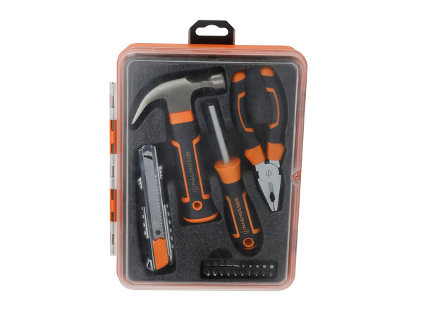 Kit d'outils multifonctions de 24 pièces - MAGNUSSON - Brico Dépôt