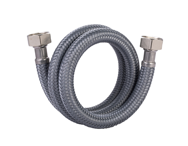 Flexible d'alimentation en eau 100 cm - Femelle/Femelle Filetages 20x27 - Brico Dépôt