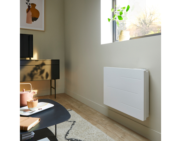 Radiateur double cœur de chauffe VESTFOLD 1000 W - H.45xL.59cm Ép.12,5 cm - Brico Dépôt