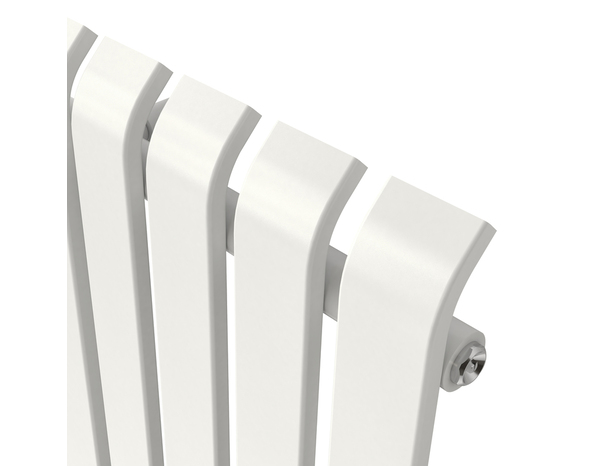 Radiateur en acier "Hellen" blanc -  H. 180 x l. 38 cm - Brico Dépôt