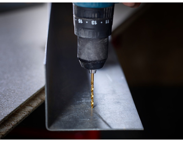 Lot de 2 foret en acier pour multi-matériaux tin, Diam. 4 x 75 mm - Erbauer - Brico Dépôt