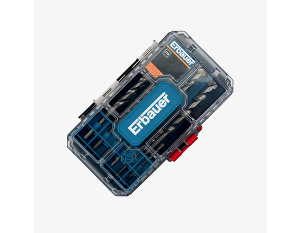 Lot de 10 forets pour perçage dans béton et pierre - Erbauer - Brico Dépôt