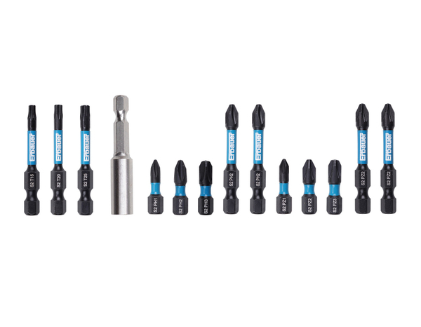 Assortiment de 14 embouts torsion impact - Erbauer - Brico Dépôt