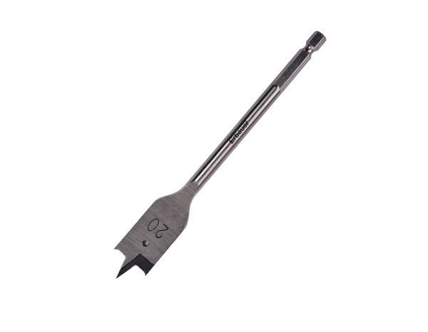 Mèche en acier carbone plate, à bois, Diam. 20 mm - Erbauer - Brico Dépôt