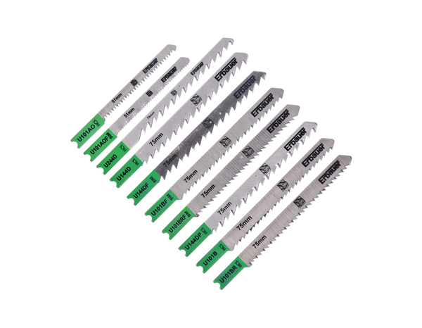 Lot de 10 lames de scie sauteuse bois et métal - Erbauer - Brico Dépôt