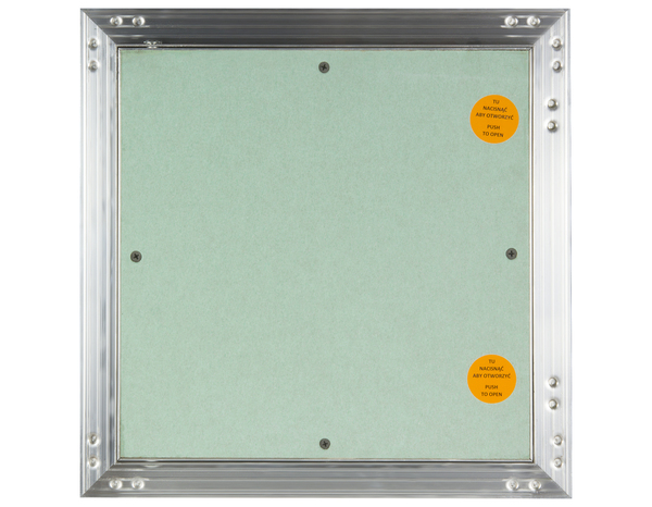 Trappe de visite en aluminium 40 x 40 cm système "PUSH" - Diall - Brico Dépôt