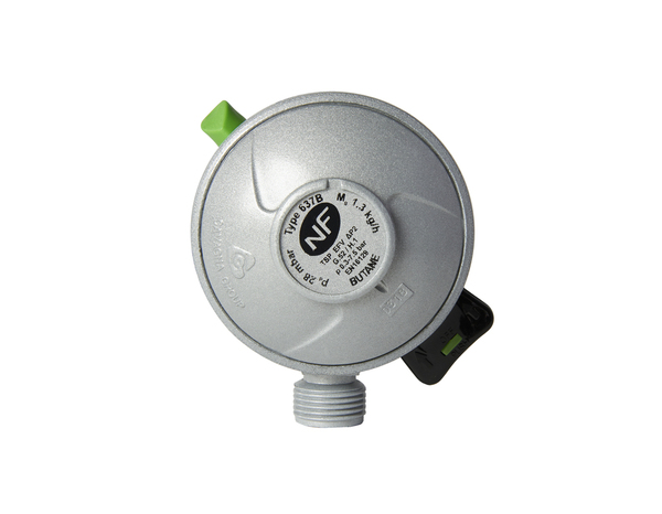 Détendeur butane "Quick-on" + tétine - Ø 27 mm - Addax - Brico Dépôt