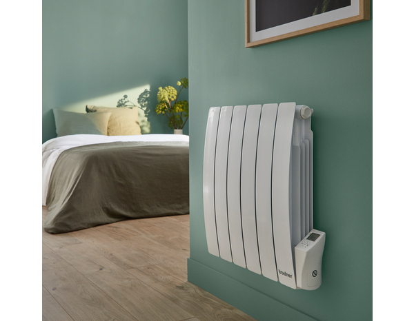 Radiateur galbé à inertie fluide "Vlada" - 1 000 W - Brico Dépôt