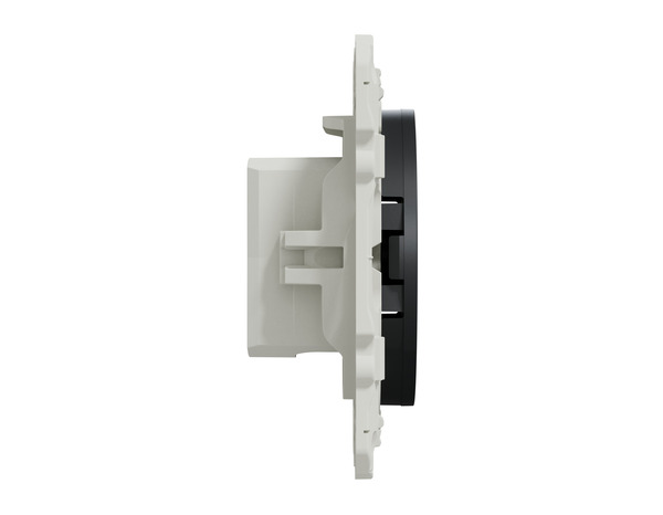 Prise TV "Odace" anthracite résistante aux UV, 45 x 45 mm - Brico Dépôt