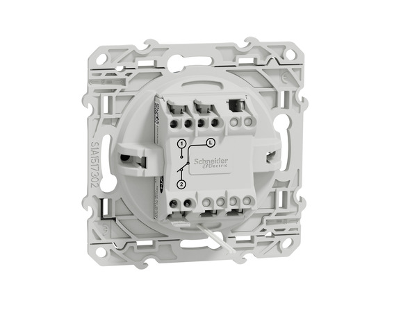 Interrupteur va-et-vient voyant lumineux "Odace" anthracite - Brico Dépôt