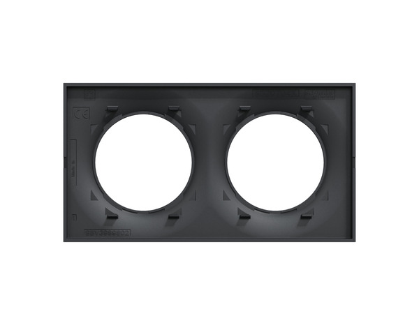 Plaque double "Odace Styl" anthracite - Brico Dépôt