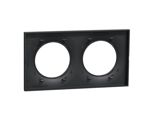 Plaque double "Odace Styl" anthracite - Brico Dépôt