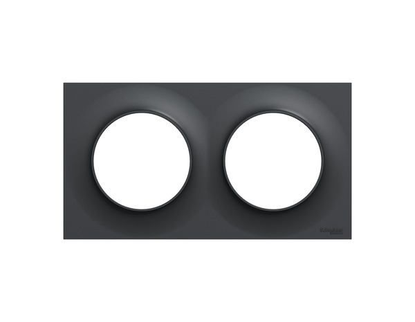 Plaque double "Odace Styl" anthracite - Brico Dépôt