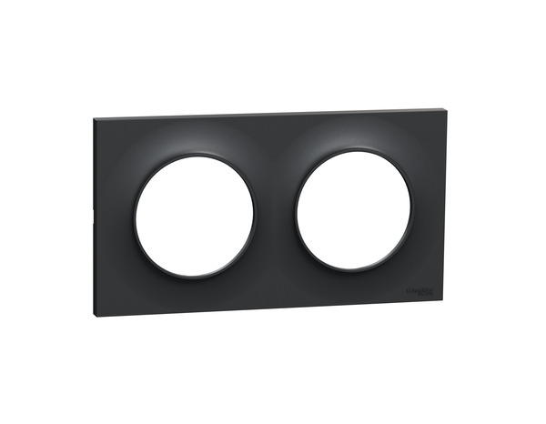 Plaque double "Odace Styl" anthracite - Brico Dépôt