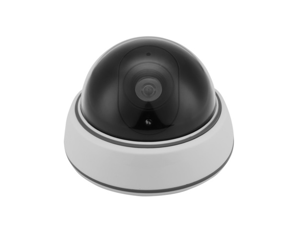 Caméra dome factice en ABS H. 13,5 x L. 13 x l. 9,5 cm - Brico Dépôt