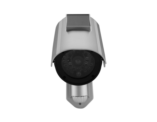 Caméra extérieure factice solaire en ABS - Brico Dépôt