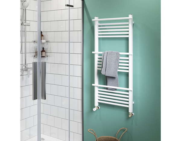 Sèche-serviettes "Natha" blanc - 459 W - Brico Dépôt