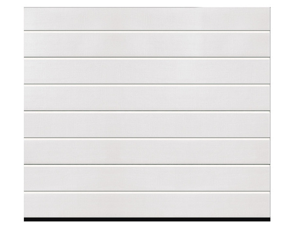 Porte de garage sectionnelle motorisée - Blanc - Brico Dépôt