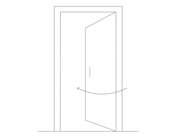 Porte entrée bois Méranti "Arya" H. 215 x l. 90 droit - GEOM - Brico Dépôt