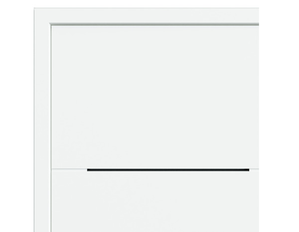 Porte d'entrée aluminium blanc "Mahe" H. 215 x l. 90 droite - GEOM - Brico Dépôt