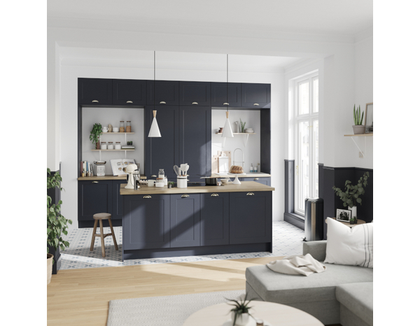 Finition d'angle "Artemisia" bleu nuit l.71,5 x h.2,05 cm - GoodHome - Brico Dépôt