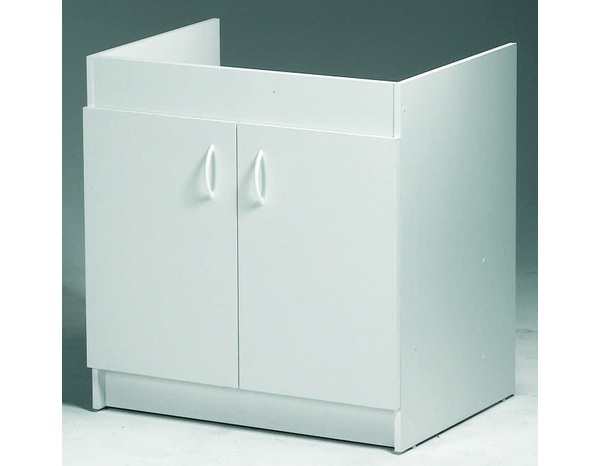 Meuble sous-évier 2 portes 2 portes l. 80 cm - Kalis - Brico Dépôt