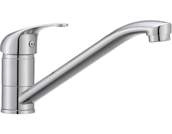 Mitigeur évier de cuisine "Brigg" - H. 12,1 cm - Brico Dépôt