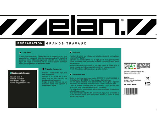 Peinture sous couche plaque de plâtre 10 L - Brico Dépôt