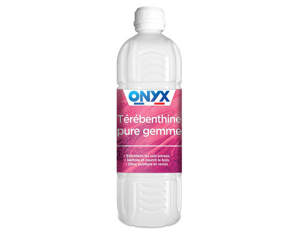 Térébenthine pur gemme Inflammable - 1 L - Onyx - Brico Dépôt