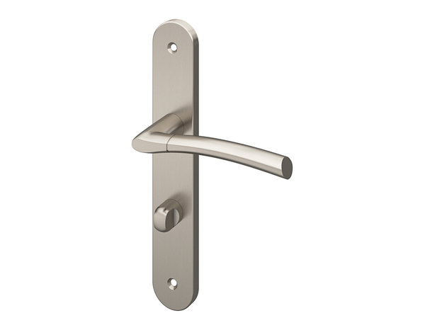 Poignée de porte "Helmic" avec serrure à condamnation - Entraxe 195 mm - Cooke and Lewis - Brico Dépôt