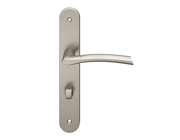 Poignée de porte "Helmic" avec serrure à condamnation - Entraxe 195 mm - Cooke and Lewis - Brico Dépôt