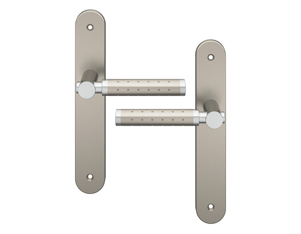 Poignée de porte "Bernice" sans trou - Entraxe 195 mm - Cooke and Lewis - Brico Dépôt