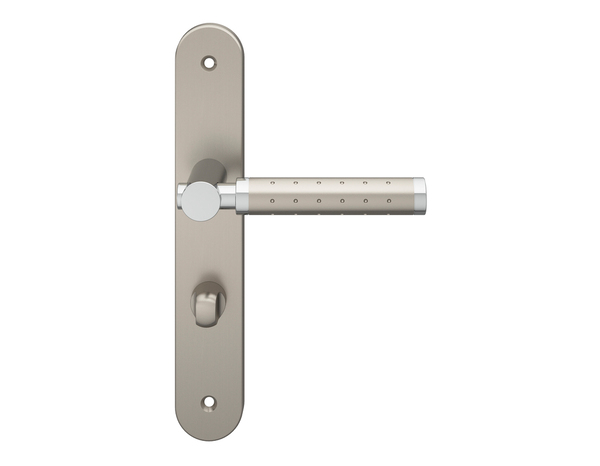 Poignée de porte "Bernice" avec serrure à condamnation - Entraxe 195 mm - Cooke and Lewis - Brico Dépôt